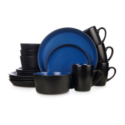 Stone Lain Albie 16 Piece Stoneware Dinnerware Set, Color: Multi
