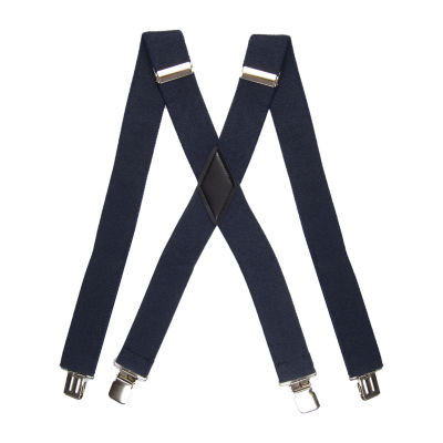 Mens Casual Formal Belts Work Clothing Accessories Adjustable Men Elastic Clip-on X-Back Suspender Pants Wide Band Braces Strap 
