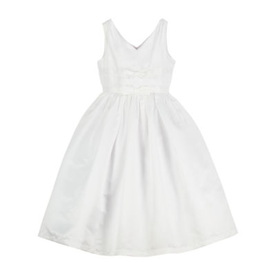 Pastourelle By Pippa & Julie Baby Girls Sleeveless Ruffled Sleeve Fit +  Flare Dress, Color: Silver Rose - JCPenney