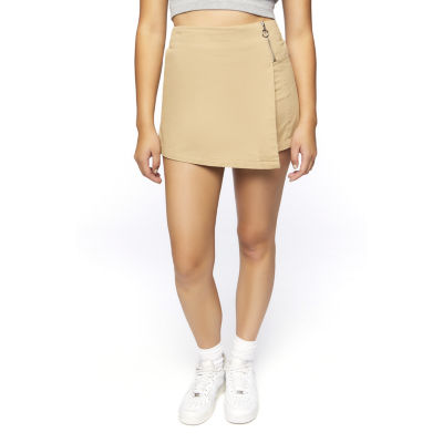 FOREVER 21 Solid Women Skorts White Skirt - Buy IVORY FOREVER 21