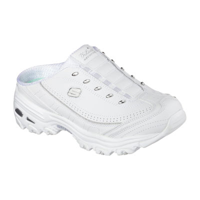 Skechers D'Lites Sky Womens Walking Shoes, Color: White Silver - JCPenney