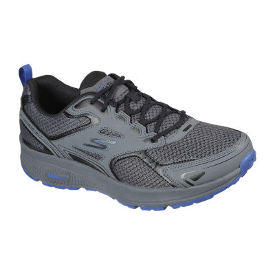 Skechers Go Run Consistent Mens Running Shoes, Color: Charcoal Blue -  JCPenney