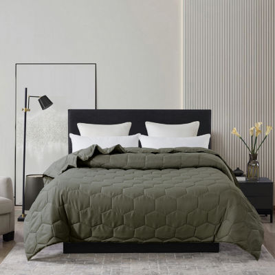 St. James Home Honeycomb Stitch Down Alternative Blanket P2020-0209-Q-G -  JCPenney