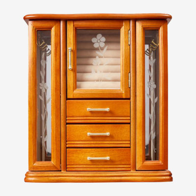 Mele And Co Richmond Walnut Jewelry Box, Color: Walnut - JCPenney