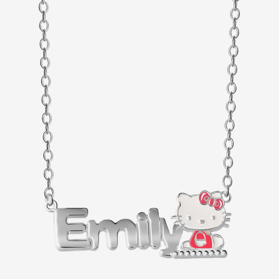 Hello kitty name deals necklace