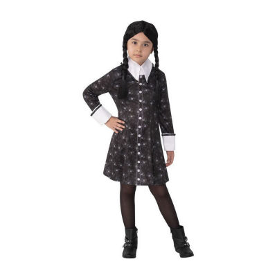 Wednesday Addams Dress Kids, Wednesday Addams Costume For Adult Kids  Wednesday Addams Family Thing Fancy Dress, Addams Family Merchandise Girls  Party