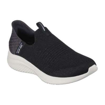 Skechers grey cheap slip ons