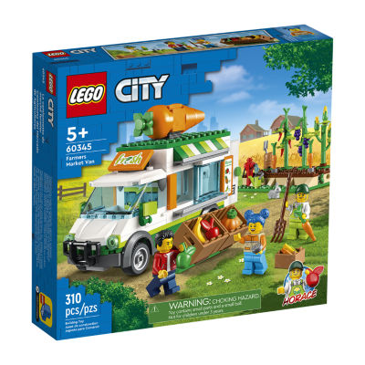 LEGO City Farm Farmers Market Van 60345 Building Set (310 Pieces)