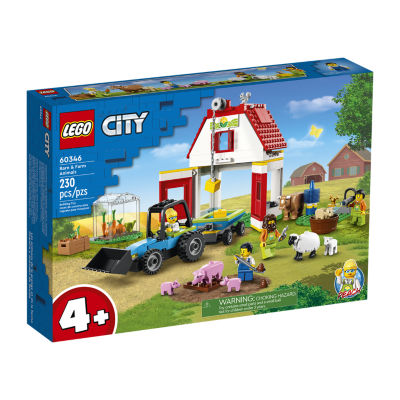 LEGO City Barn & Farm Animals 60346 Building Toy Set for Kids, Preschool  Boys and Girls Ages 4+ (230 Pieces)