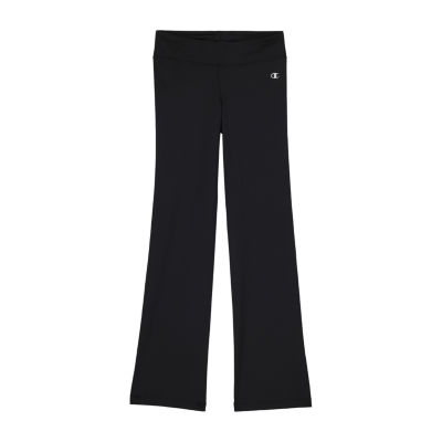 Champion Big Girls Flare Full Length Leggings, Color: Black - JCPenney