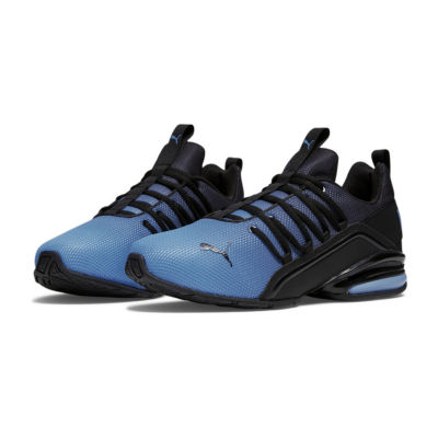 Puma black blue store shoes