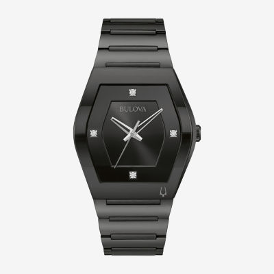 Bulova men's 40mm modern diamond accent ip stainless steel watch store