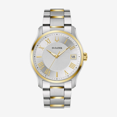 Bulova two tone diamond watch sale