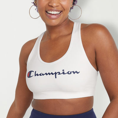 Authentic Sports Bra, Classic Script Logo (Plus Size)