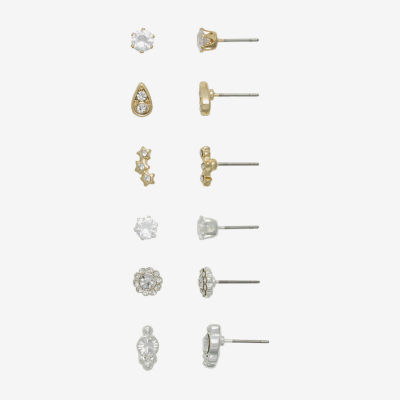 Mixit Hypoallergenic Two Tone Spare Parts 16-Pc. Earring Backs