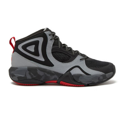 SHAQ™ Radiate Mens Basketball Shoes, Color: Black Grey Red - JCPenney