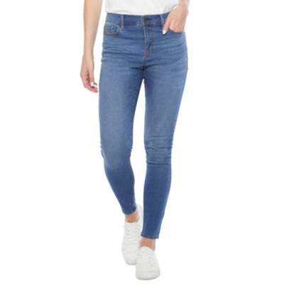 Women's Elegant Denim Like Back Pocket Jeggings