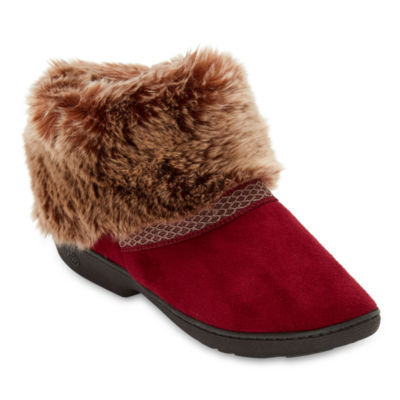 Isotoner womens shop boot slippers