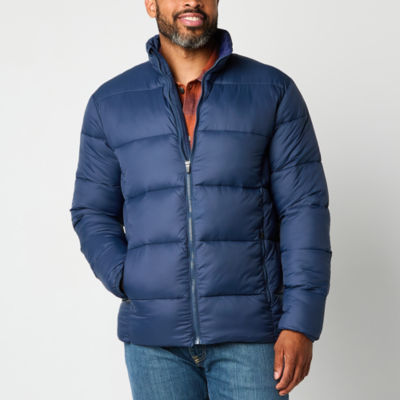 St. John's Bay Mens Big and Tall Water Resistant Midweight Puffer Jacket