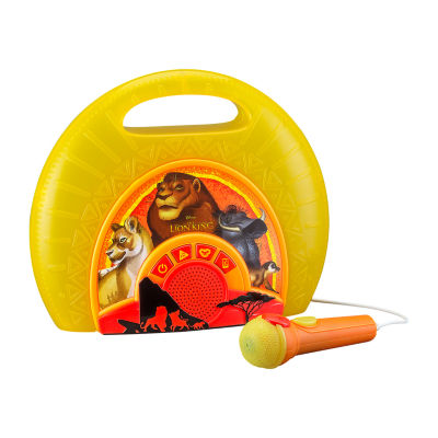Lion King Sing Along MP3 Microphone Sing to Built in Music Or Connect Your Audio Device & Sing to Whatever You Like 