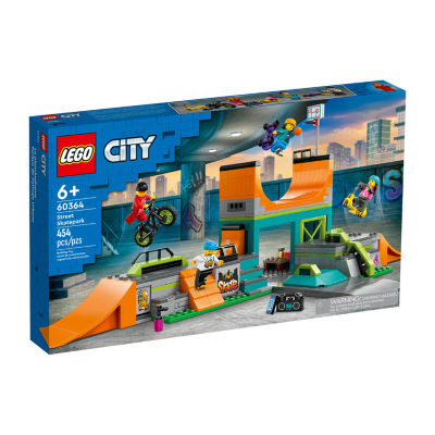 LEGO My City Street Skate Park 60364 Building Toy Set, Includes a