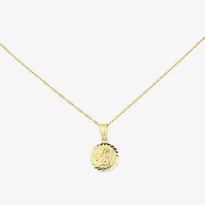 Girls 14K Gold Angel Pendant Necklace - JCPenney