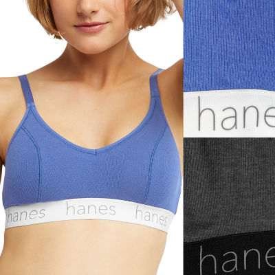 Hanes Originals Ultimate Stretch Cotton Women's Triangle Bralette