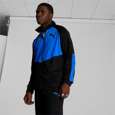 Puma track discount jacket blue