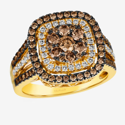 Chocolate cubic zirconia on sale rings