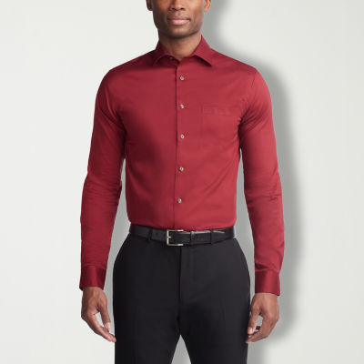 Van Heusen Wrinkle Free Poplin Long Sleeve Shirt 