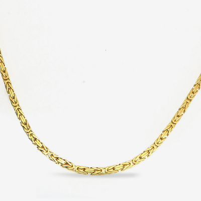 Mens gold hot sale byzantine chain