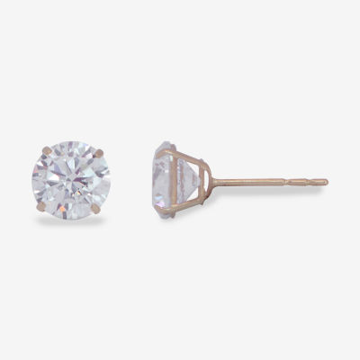 10k gold cubic zirconia stud deals earrings