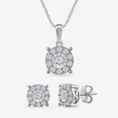 real diamond jewelry set