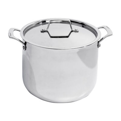 Farberware 4 Qt Stock Pot 18/10 Stainless Steel USA double handles