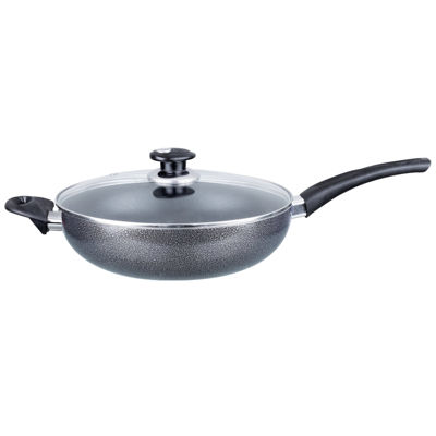 Brentwood 2-Quart Aluminum Non-Stick Dutch Oven, Gray