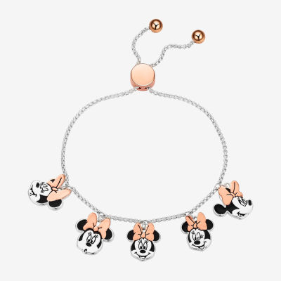 Diamonique's Disney Vault Moments Mickey Charm Bracelet, Brass 