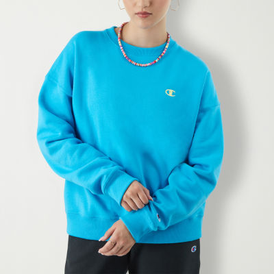 Champion sweater turquoise shop blue