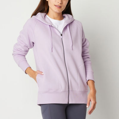 Xersion Womens Oversized Fleece Long Sleeve Hoodie - JCPenney