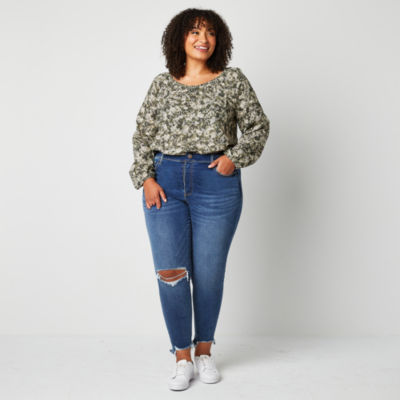 Jcpenney ana best sale plus size jeans