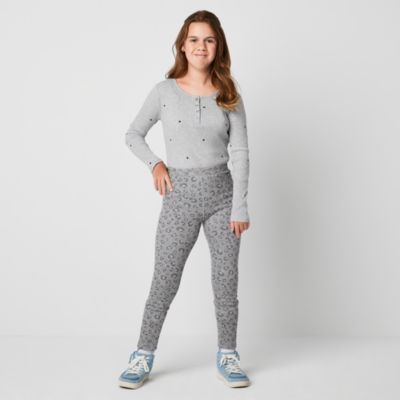 Thereabouts Fleece Lined Little & Big Girls Easy-on + Easy-off Seated Wear  Adaptive Full Length Leggings - JCPenney