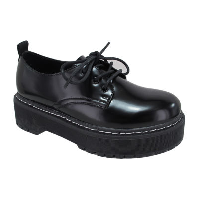 Pop Womens Unity Oxford Shoes, Color: Black - JCPenney