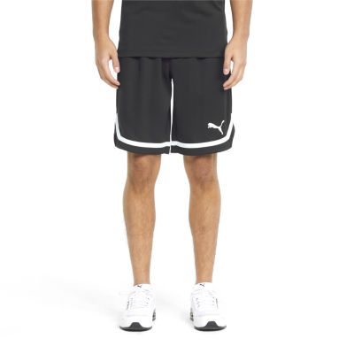 Puma Clyde's Closet Men's Basketball Shorts, Sand Dune/Chestnut Brown/Aop, L
