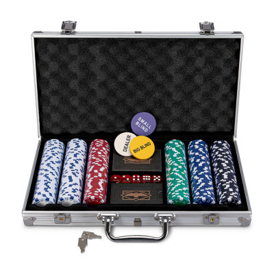 Doctor in de filosofie Verwoesten vrijdag Blksmith 300 Pcs Deluxe Tournament Edition Poker Set With Carrying Case  XG1050-MUA, Color: Multi Color - JCPenney