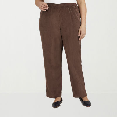 Alfred Dunner Classics Womens Straight Corduroy Pant JCPenney