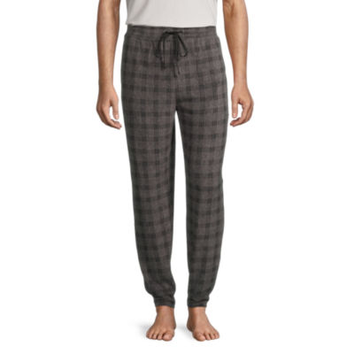 Ande Fuzzy Luxe Mens Pajama Pants Color Gray Plaid JCPenney