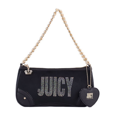 Juicy By Juicy Couture Glitzed Shoulder Bag Color Licorice