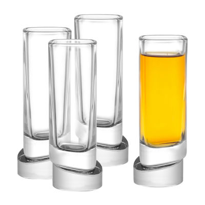 Joyjolt Cosmo Double Wall - 2 Oz - Set Of 4 Shot Glass, Color: Clear -  JCPenney