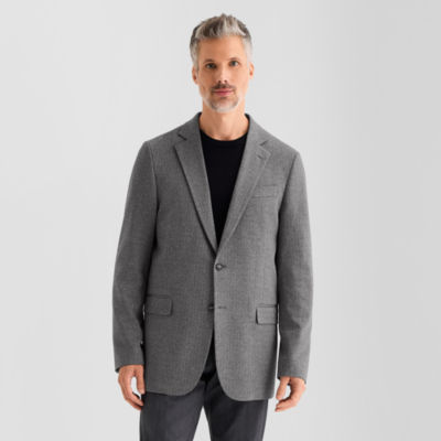 Stafford Herringbone Mens Classic Fit Sport Coat - JCPenney