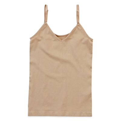 Maidenform Big Girls V Neck Camisole, Color: Nude - JCPenney