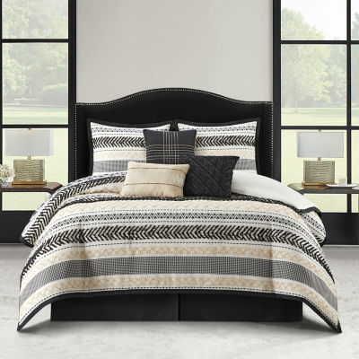 Stratford Park Maya 7-pc. Geometric Lightweight Comforter Set